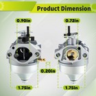 Carburetor Carb Kit For Troybilt Tb130 Xp With A Honda Gcv 160 Motor