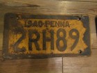 License Plate  Lot Of  13  Ohio And Pa 1940 Penna   666 Devil Truck Man Cave