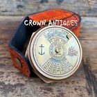 Vintage Brass 111 Year Calendar Compass Antique Ross London Pocket Gift Compass