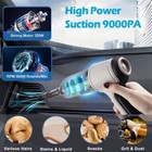 Car Vacuum Cleaner Duster Cordless Portable Rechargeable Wet dry Strong Suction