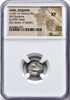 50 Bc Very Pq Ancient Greek Silver Coin Gaul Sequani Ar Quinarius Q doci Ngc Xf