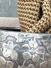 Vintage Sterling Silver Victorian Floral Pattern Coin Purse 1893
