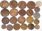 Lot Of 22 World International Foreign Coins 1862 To 1969  No Silver