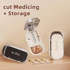 Medical Pill Case Storage Container Box Organizer Dispenser With Sharp Blade Us