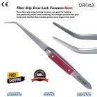 New Action Reverse Plier Self Closing Soldering Jewelry Making Fiber Tweezers