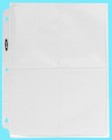 50 Bcw Pro 4-pocket Card Pages Toploader Sheet Protector Ultra Clear Sports Ccg