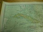 The West Indies No 67 1897   1902 The Century Atlas Vintage Color Map 12x16 