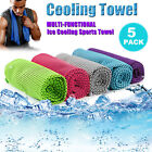 5 Pack Cooling Towel Ice Towel Neck Wrap For Sports Running Jogging Gym Chilly