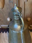 Antique Middle Eastern Hand Hammered Copper Water Pitcher Jug Hinged Lid 18    T