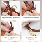 Adjustable Replacement Shoulder Strap For Handbag Tote Bag Black Brown Usa