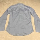 Teddy Stratford Dress Shirt Mens 2 Light Blue Button Zip Preppy Formal Classic