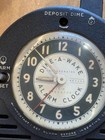 Vintage Dime-a-wake Coin Op Alarm Clock   Works Trade Stimulator Route 66 Motel