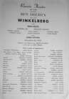  winkelberg  By Ben Hecht - Off-broadway Showbill - 1958  maxwell Bodenheim 