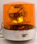 Vintage Grote 32 Sae-w3-68 Two Sealed-beam Beacon Rotating Amber Strobe Works 8 