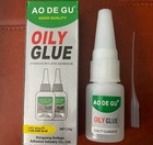 Ao De Gu Oily Glue 4 Bottles Precision Tip Applicators Cyanoacrylate  Adhesive