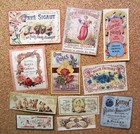 15 Vintage Look French Perfume Labels Victorian Paris Apothecary Primitive