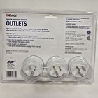 Wireless Remote Control Outlet Plugs 1 Remote  3 Sockets  Indoor