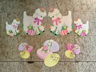 Lot Vintage Eureka Easter Die Cut Cutout Decorations