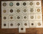Silver 25 Coin Canadian Lot Many Early Dates 2x2s  100   Authentic