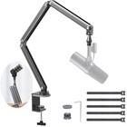 For Shure Sm7b Aluminum Alloy Foldable Microphone Boom Arm Stand 360   Rotatable