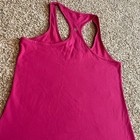 Lululemon Pink Scoop Neck Racerback Tank Top M l