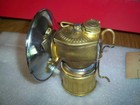 Nos Justrite Brass Carbide Lamp No  2-840 W orig  Box -chicago Usa Miners Light