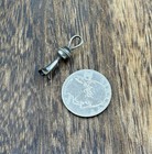 Navajo Handmade Sterling Silver Small Flower Blossom Pendant By Lenora Garcia