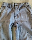 Vintage Carhartt Double Knee Pants Gray Sz 30  30 B01gvl Usa Distressed