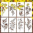 Large Flower Stencils Reusable Flower Stencils For Painting On Wood Lot O4
