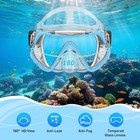 Snorkeling Gear Set For Adults     Dry Top Snorkel Set  Panoramic Antifog Mask    