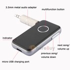 Wireless Bluetooth Receiver 3 5mm Aux Audio Stereo Music Home Car Adapter Us