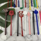 Vintage 60s 70s Swizzle Stick Drink Stir Large Lot Hotel Bars Souvenirs Cocktail