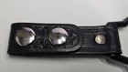 Vintage Tactical Leather-like Flashlight Ring Holder Basketweave Duty Belt Loop