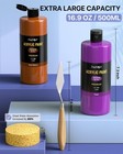 Beginner Acrylic Paint Set  8 Colors  16 9oz 500ml Each  Bulk Large Bottles A   