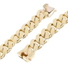 Men s 14k Yellow Gold Solid Miami Cuban Link Chain Bracelet 8 5  12 5mm 95 3gram