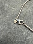 Vintage Heavy Sterling Silver Hand Made Heart Shaped Necklace 16 5    Choker 25 8g