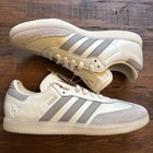 Adidas Lionel Messi Samba Cream White gray Low Top Leather Jq0266 With Box M 9 5