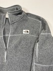 The North Face Sweater Mens Xl Gray Long Sleeve 1 4 Zip Gordon Lyons Fleece Logo