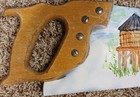 Vintage Hand Painted Saw  Blade