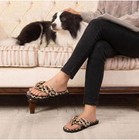 Womens Open Toe Slippers Faux Fur Memory Foam Non Slip Rubber Sole Indoor Spa