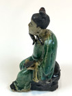 Chinese Mud Man Seated Scholar Quin Dynasty Shiwan Vgt