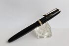 Vintage Faber-castell 884 Black Nib Gold Plated 14kt Fountain Pen Germany 1950s