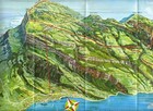 Rigi Switzerland Panoramic Map Brochure 1971 Vitznau Rigi Bahn
