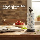 Vintage Paper Towel Holder For Compact Rolls Up To 9 In  Cast Iron Compact Pa   