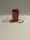 Vintage Union Pacific Railroad Juice Glasses 1960 s Logo Lot Of 2