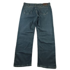 Wrangler Jeans 38x29 Mens Straight Leg Mid Rise Stretch Whiskering River 