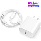  For Iphone 16 15 14 13 12 11 Xr X Fast Charger 20w Pd Cable Usb-c Power Adapter