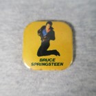 Bruce Springsteen Dancing In The Dark Pinback Button Pin Vtg 1984 Rock Concert