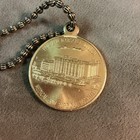 Vintage Brass Keychain Baylor University Medical Center Dallas Texas Jonson Bld