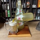 Vintage Miller High Life 32oz Quart Beer Bottle Table Lamp  - Rare 
